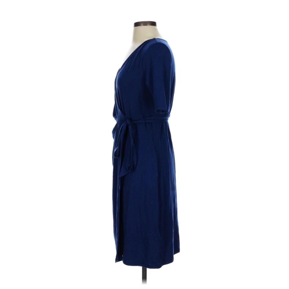 Quince XS Navy TENCEL™ Lyocell Wrap Dress | New With Tags - Picture 4 of 7
